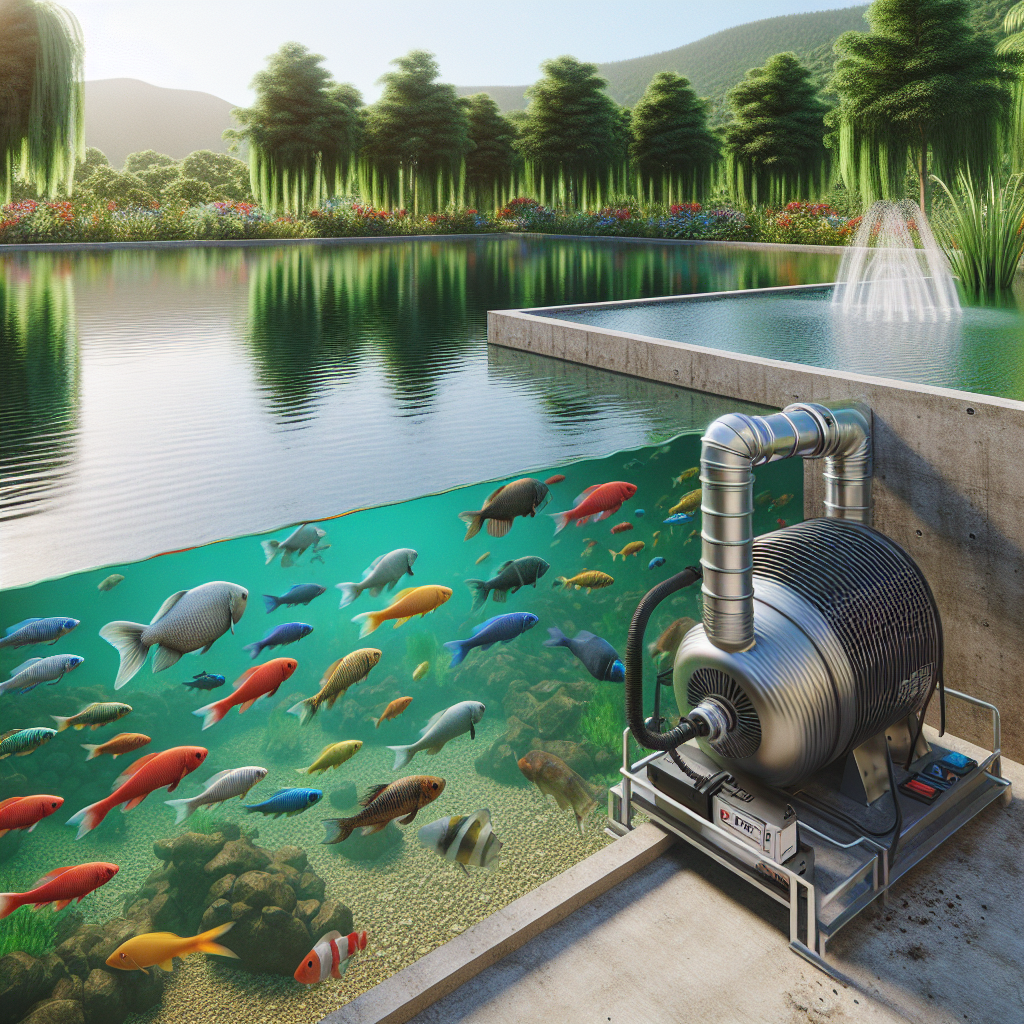 Entdecken Sie die Vorteile des Secoh Gebläses für Fischteiche: effiziente Sauerstoffversorgung, langlebige Konstruktion und einfache Integration für gesunde Fische.