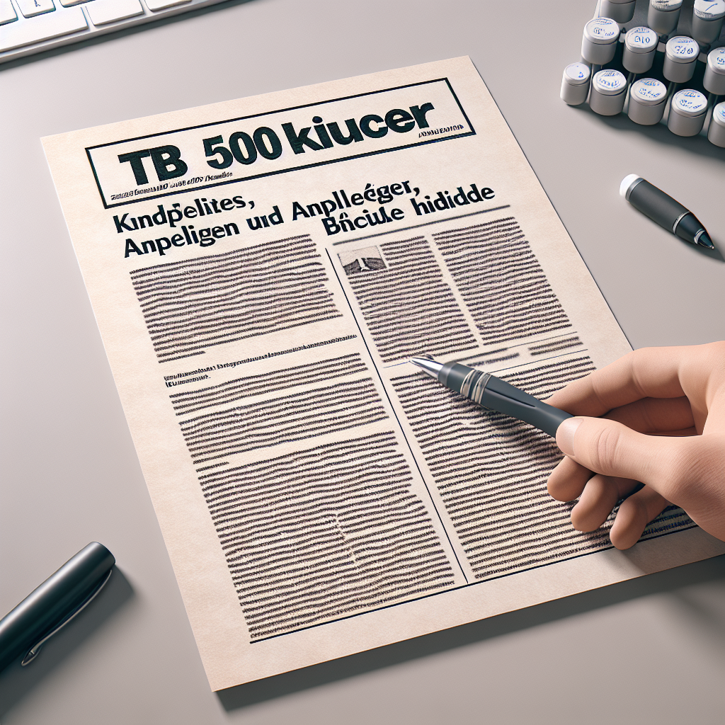 Erlebe die regenerativen Vorteile von TB 500! Beschleunige die Heilung, reduziere Entzündungen und kaufe hochwertiges TB 500 für optimale Ergebnisse.
