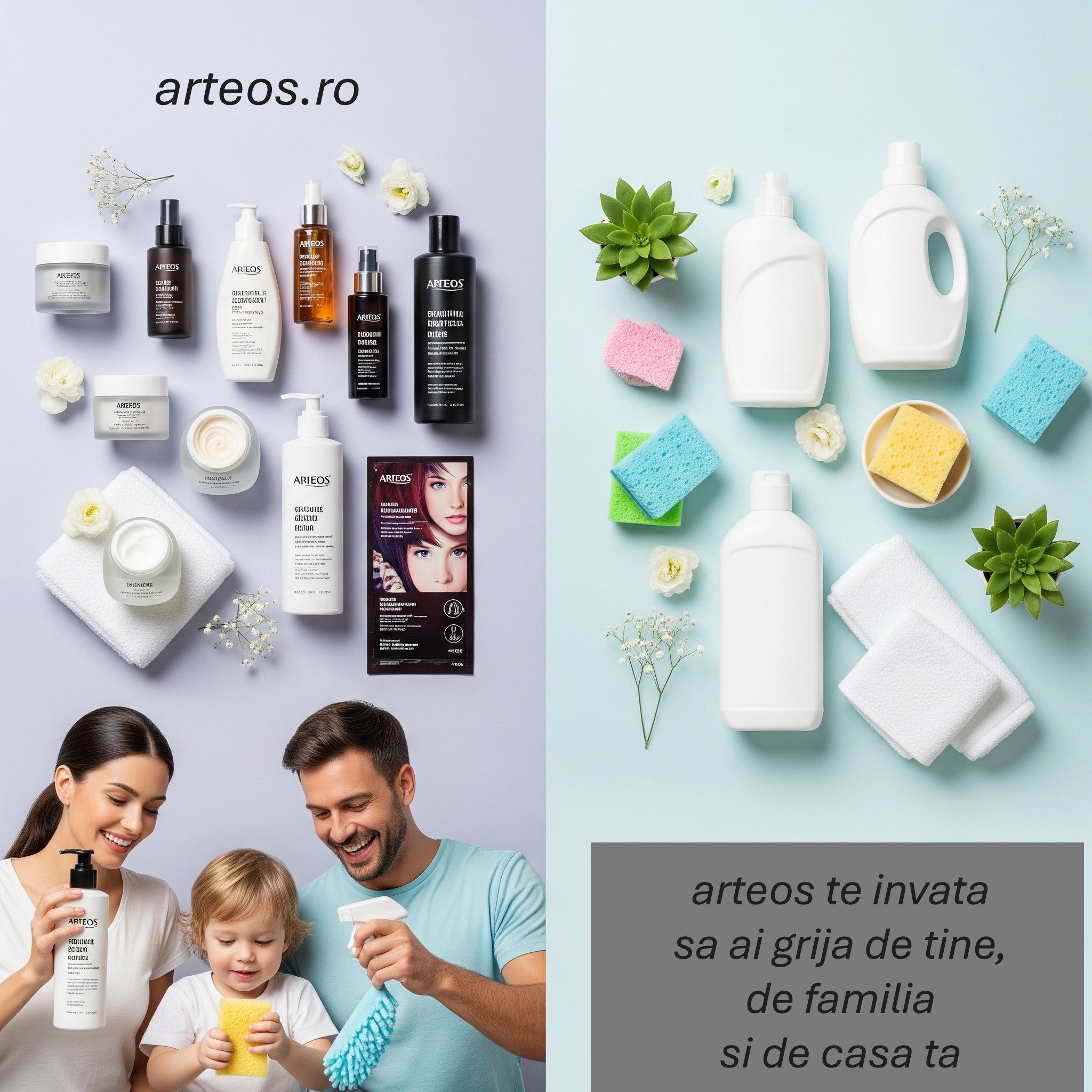 arteos.ro cel mai bine pus la punct magazin de cosmetice si produse de curatenie din romania