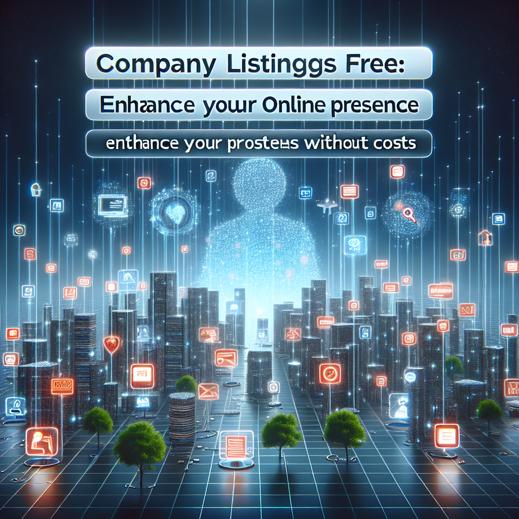 Promote your business effortlessly with company listings free. Enhance visibility, improve SEO, and attract more customers today!