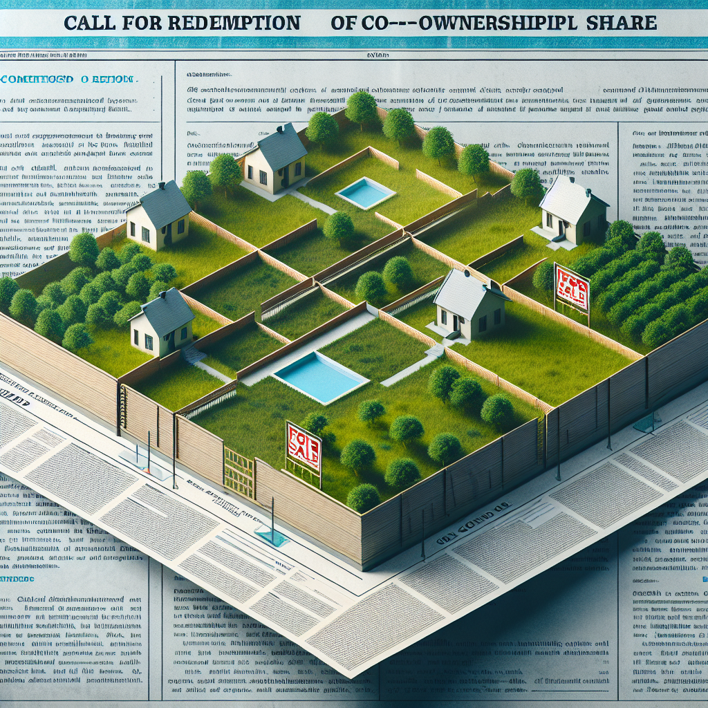 Výzva na odkúpenie spoluvlastníckeho podielu vám pomôže získať kontrolu nad nehnuteľnosťou a vyriešiť možné konflikty so spoluvlastníkmi.