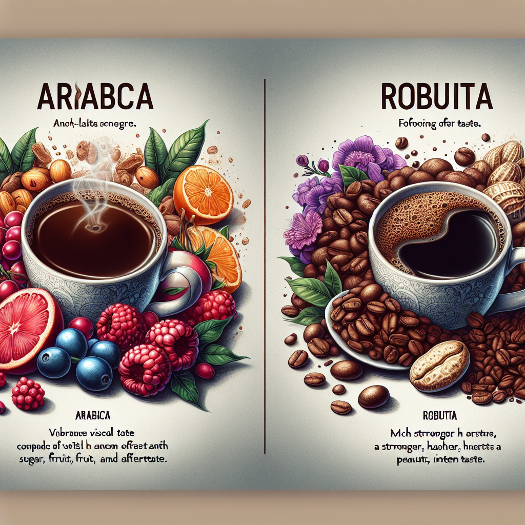 rozdiel medzi arabica a robusta v chuti