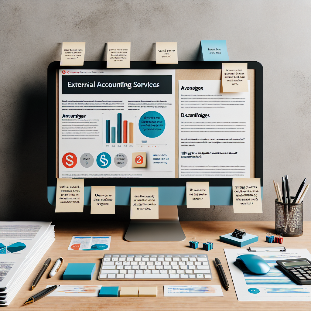 Objavte výhody a nevýhody externého účtovníctva, ktoré znižuje náklady a zvyšuje efektivitu vášho podnikania.
