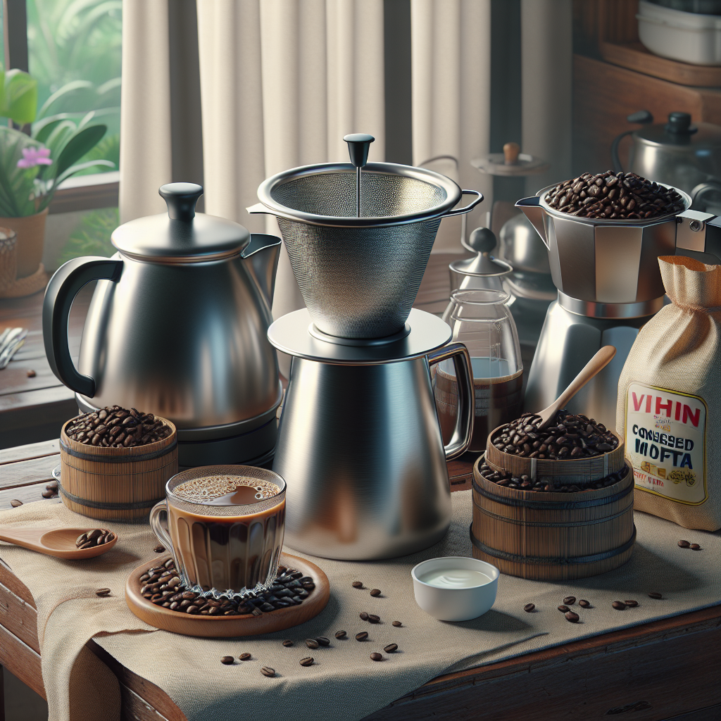 ako pripraviť vietnamskú kávu 