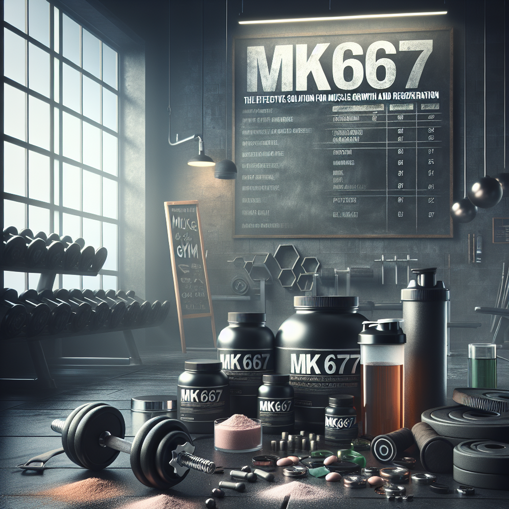 Erfahre mehr über mk667, seine Vorteile, Wirkungsweise und Anwendung für Muskelwachstum und Regeneration. Optimal für Fitness-Enthusiasten!