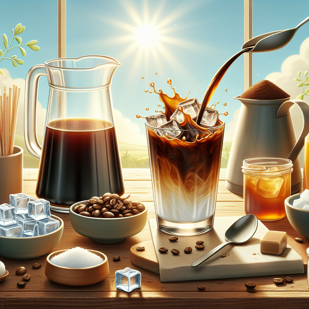 ako pripraviť ľadovú kávu