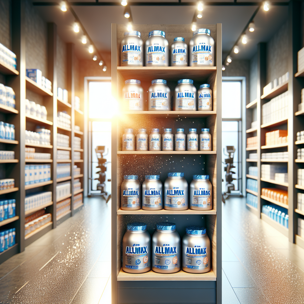 Entdecken Sie die hochwertigen Nahrungsergänzungsmittel von Allmax für Sportler. Optimale Unterstützung für Muskelaufbau, Regeneration und Training.