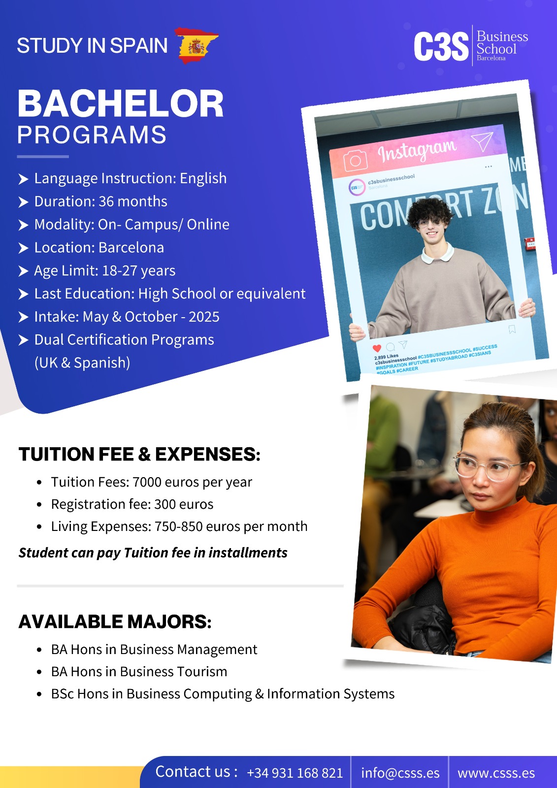 Bachelore Program in Barcelona