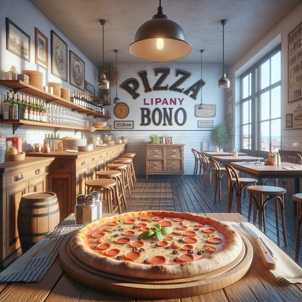 Vyberte si najlepšiu pizza Lipany v Pizza Bono! Čerstvé ingrediencie, skvelá atmosféra a donáška priamo domov. Objavte našu ponuku!