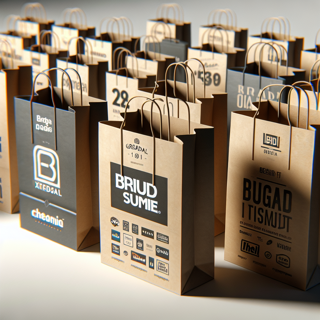 reklamné papierové tašky