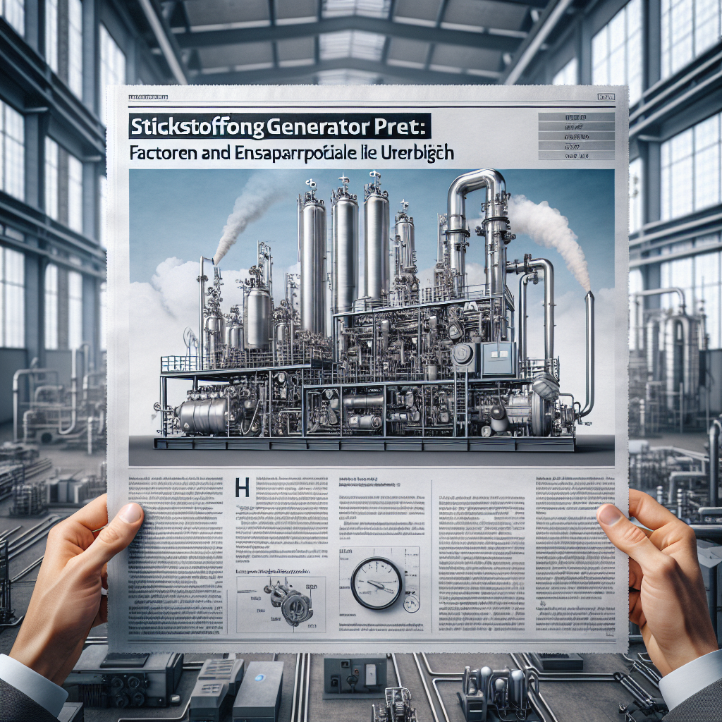 Erfahren Sie, wie der Stickstoffgenerator Preis von Technologie, Reinheit und Kapazität abhängt. Optimieren Sie Ihre Investition langfristig!